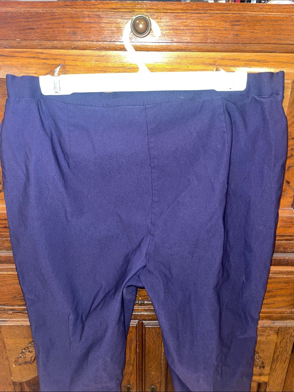 Jones New York Navy Slim Straight Chinos - Picture 7 of 8
